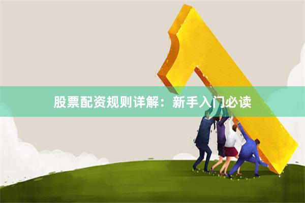股票配资规则详解：新手入门必读