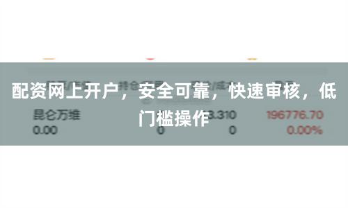 配资网上开户，安全可靠，快速审核，低门槛操作